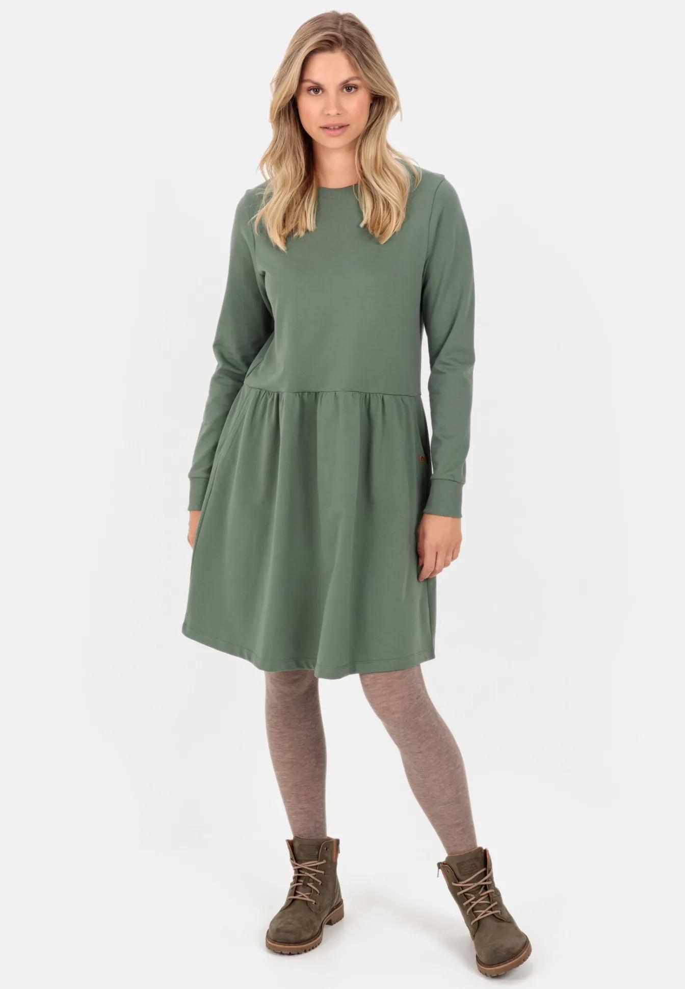 Damen Camel Active Kleider^Sweatkleid aus Organic Cotton