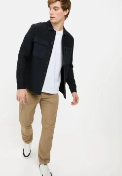Herren Camel Active Sweatshirts & Hoodies|Overshirts^Sweat-Overshirt mit Brusttaschen
