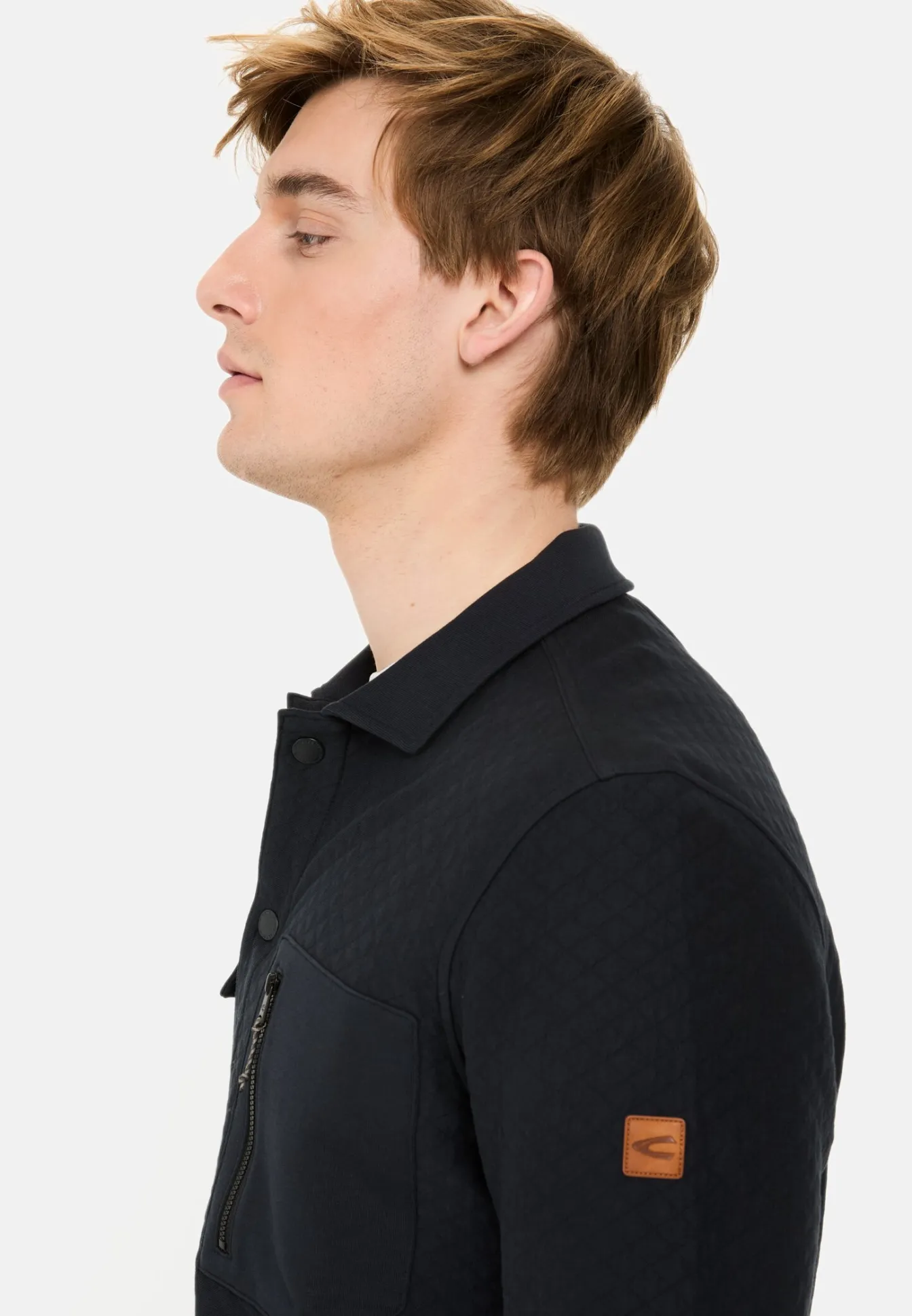 Herren Camel Active Sweatshirts & Hoodies|Overshirts^Sweat-Overshirt mit Brusttaschen
