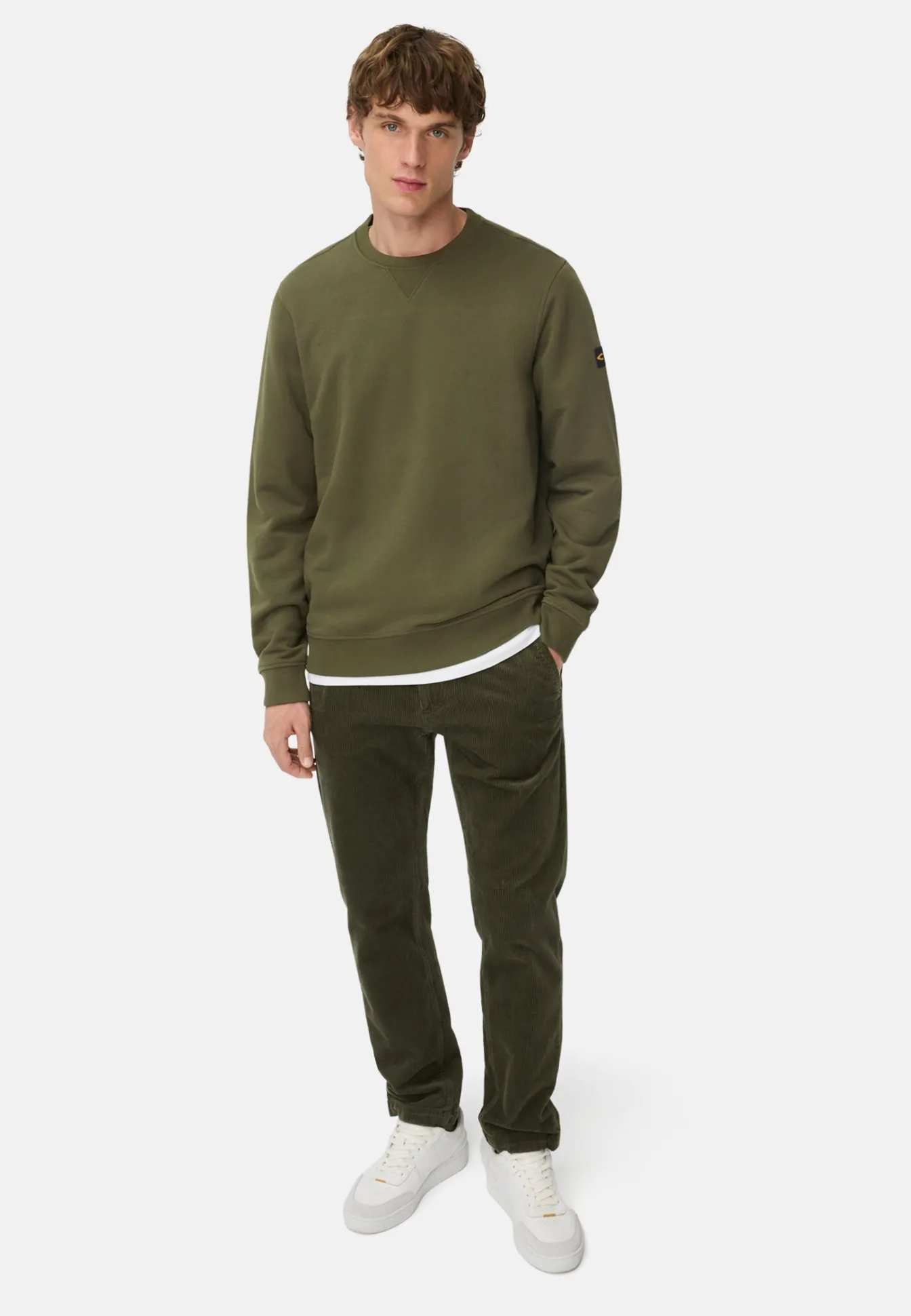 Herren Camel Active Sweatshirts & Hoodies^Sweatshirt aus Baumwollmix