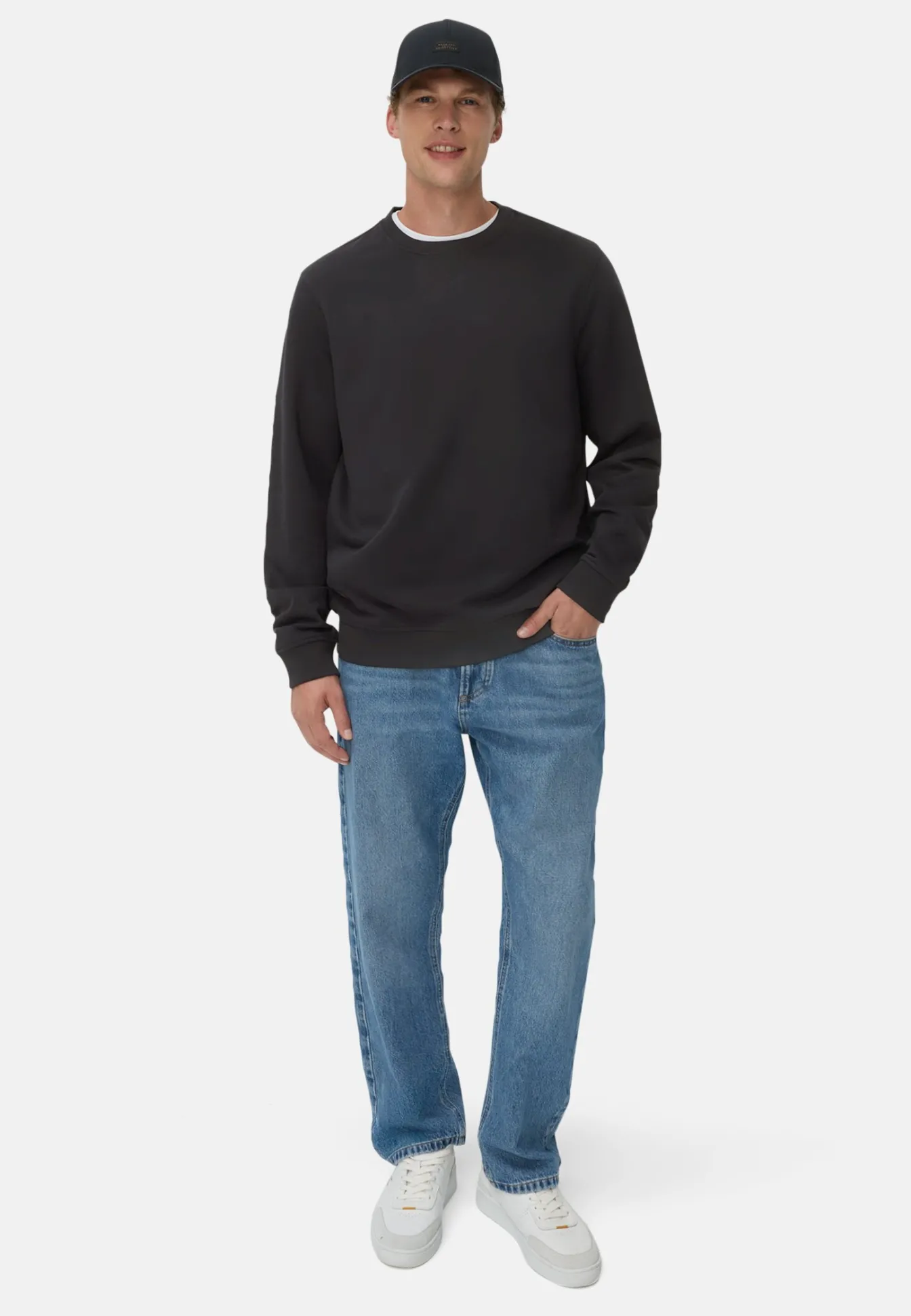 Herren Camel Active Sweatshirts & Hoodies^Sweatshirt aus Baumwollmix