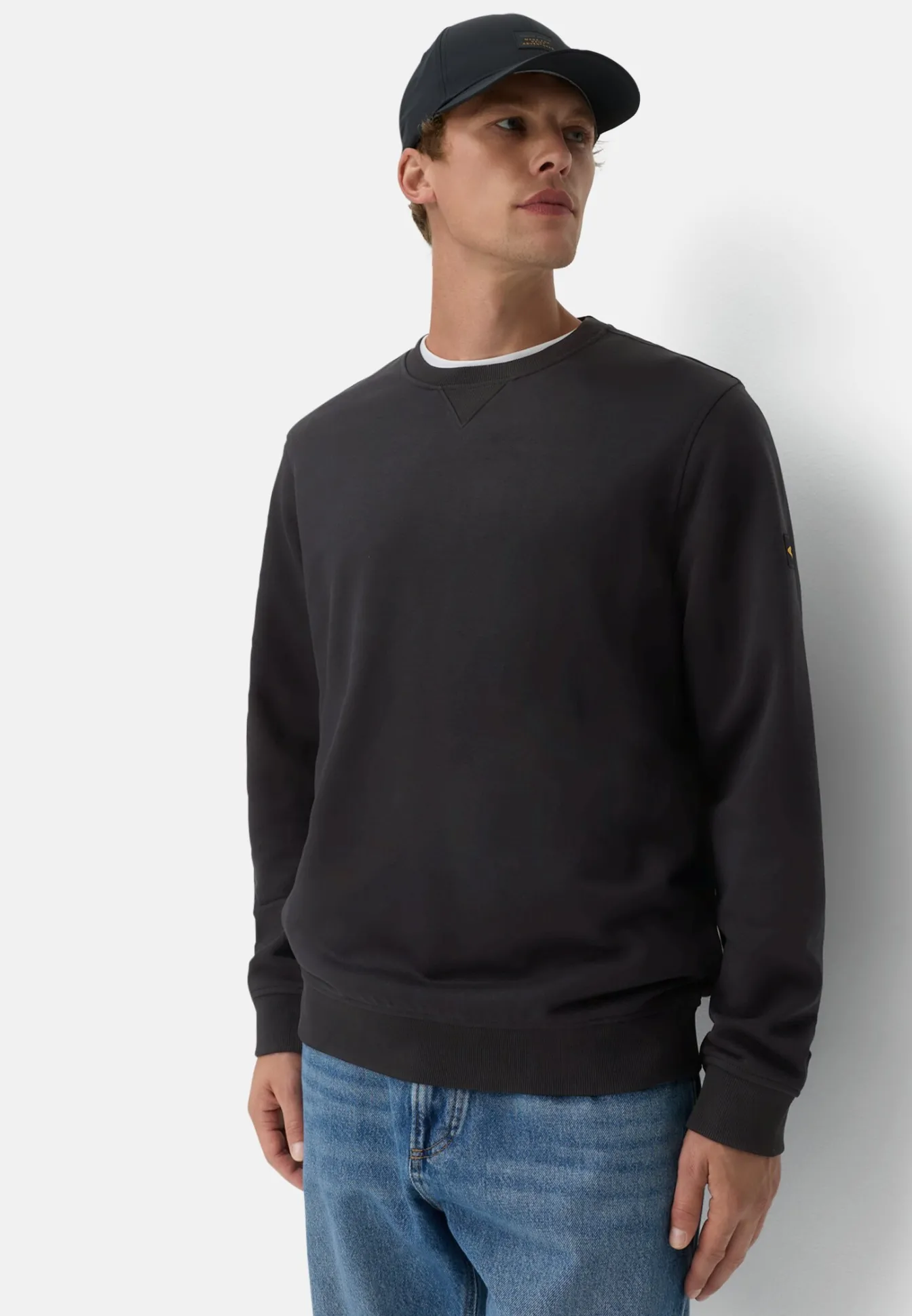 Herren Camel Active Sweatshirts & Hoodies^Sweatshirt aus Baumwollmix