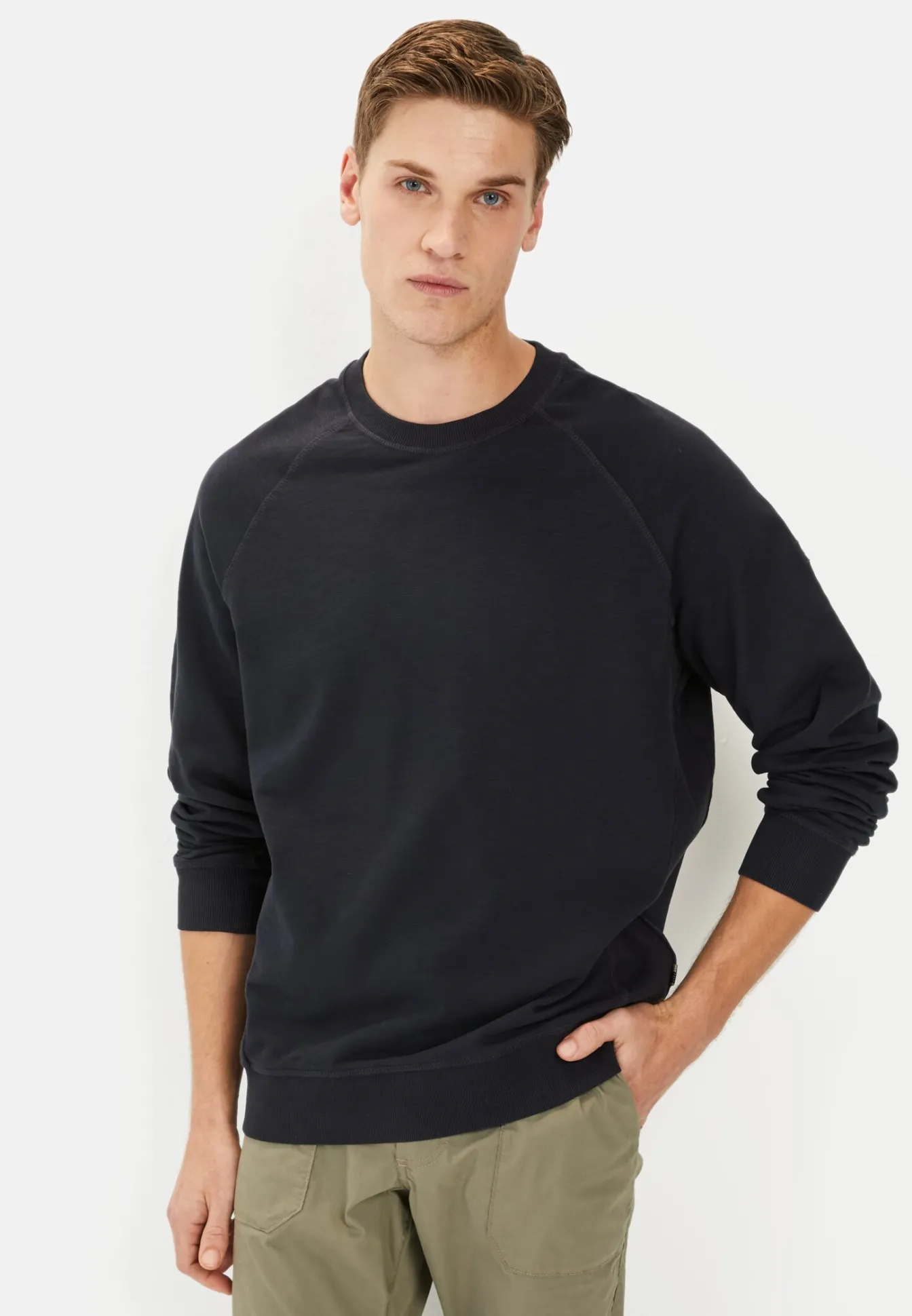 Herren Camel Active Sweatshirts & Hoodies^Sweatshirt aus reiner Baumwolle