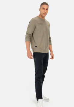 Herren Camel Active Sweatshirts & Hoodies^Sweatshirt aus zertifiziertem Organic Cotton