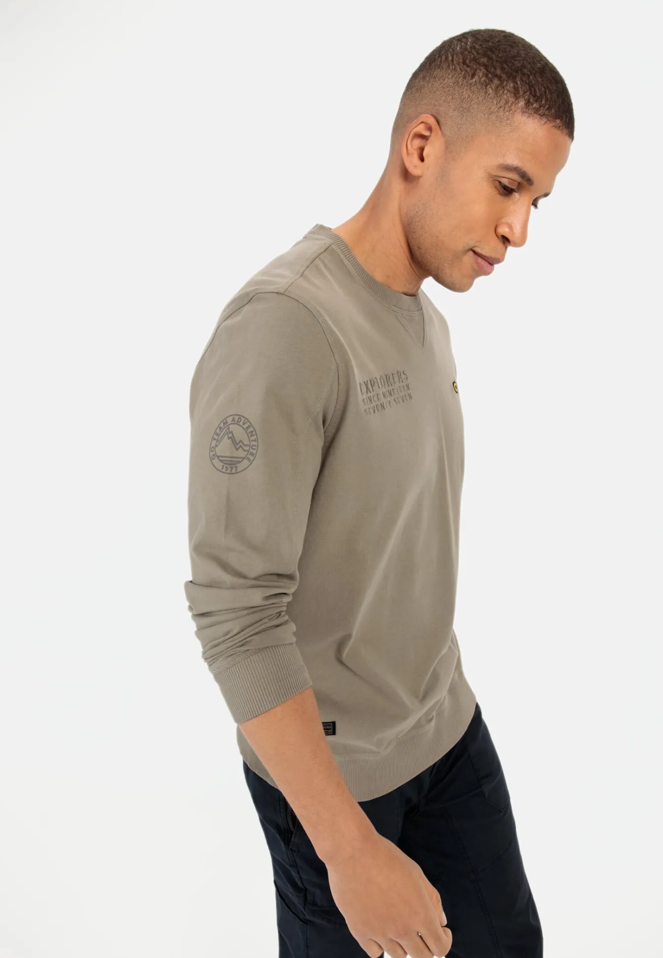 Herren Camel Active Sweatshirts & Hoodies^Sweatshirt aus zertifiziertem Organic Cotton