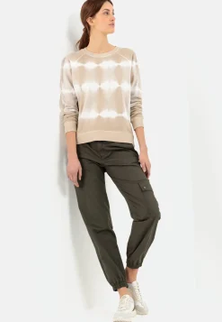 Damen Camel Active Sweatshirts & Hoodies^Sweatshirt mit Tie-Dye Effekt