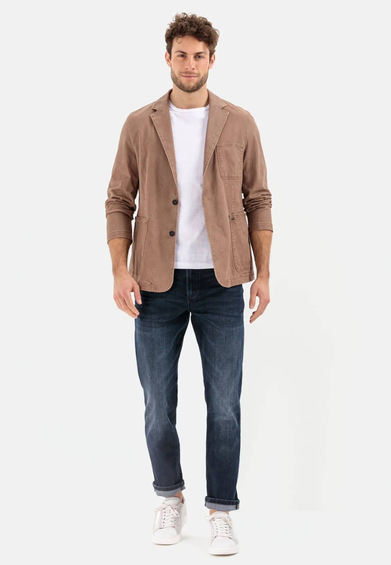 Herren Camel Active Jeans^Tapered Fit Selvedge Jeans mit Smartphone Tasche