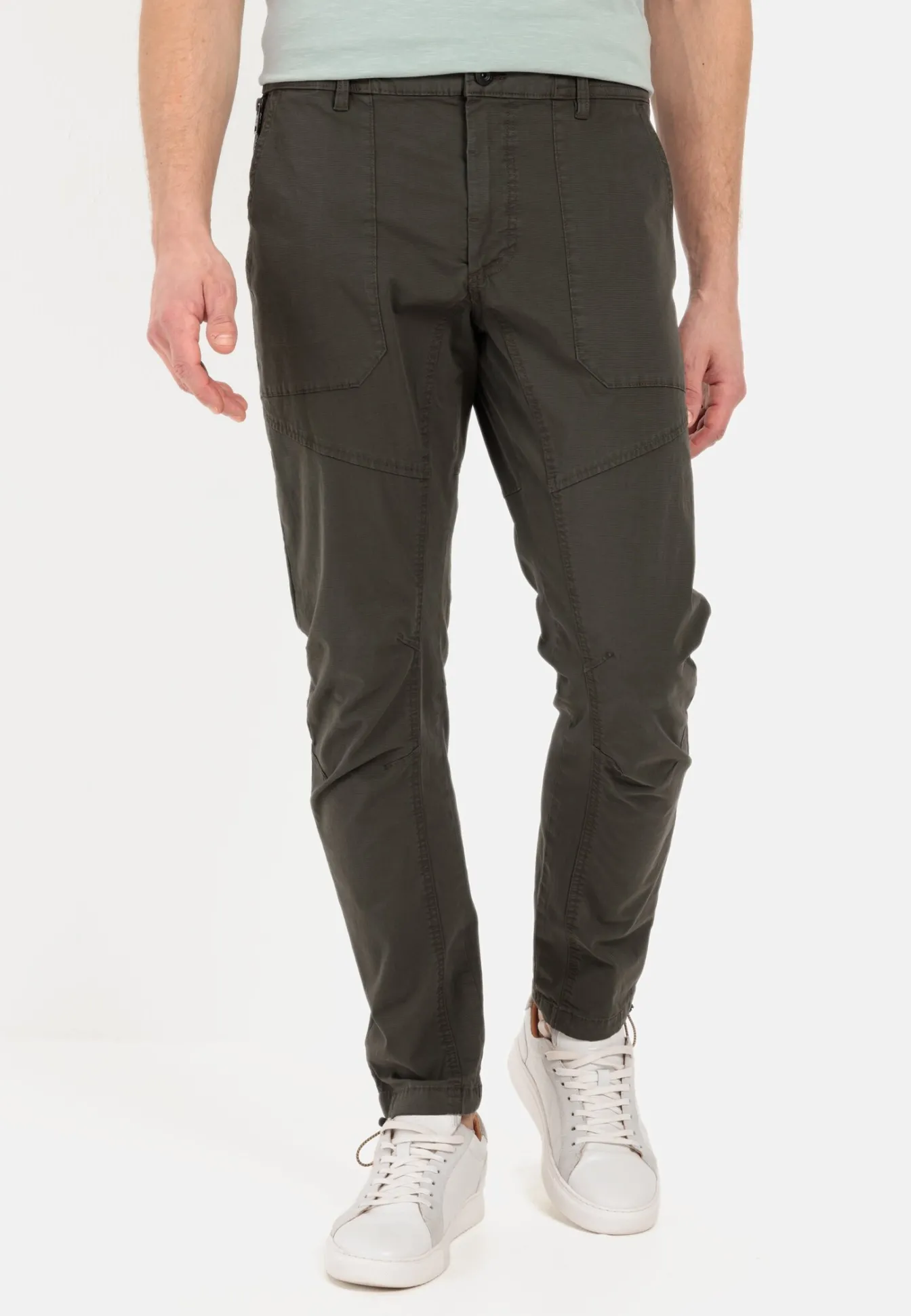 Herren Camel Active Hosen^Tapered Fit Worker Chino
