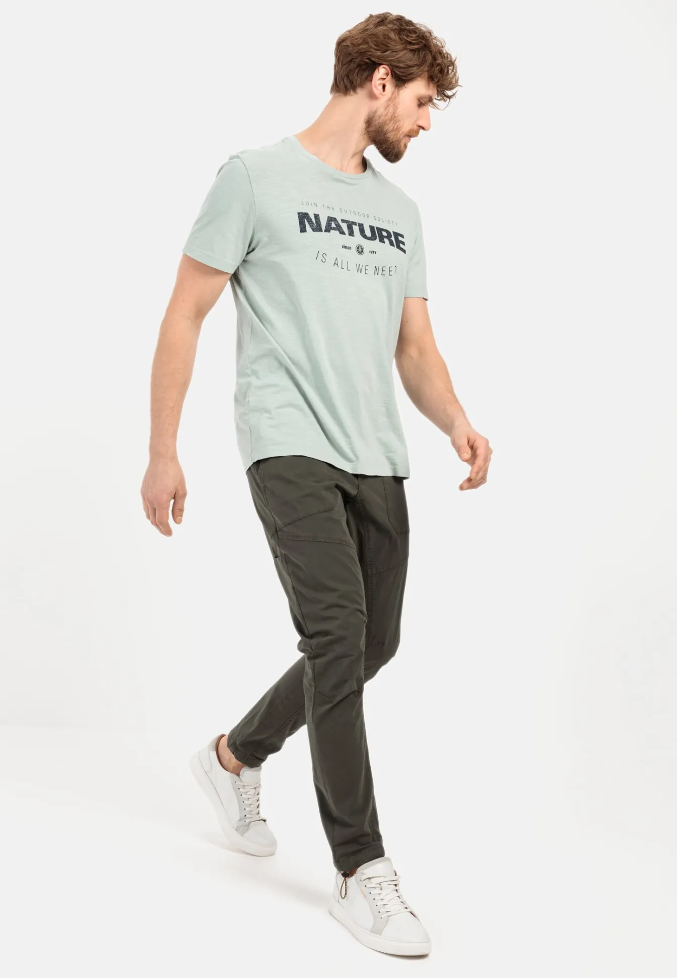Herren Camel Active Hosen^Tapered Fit Worker Chino