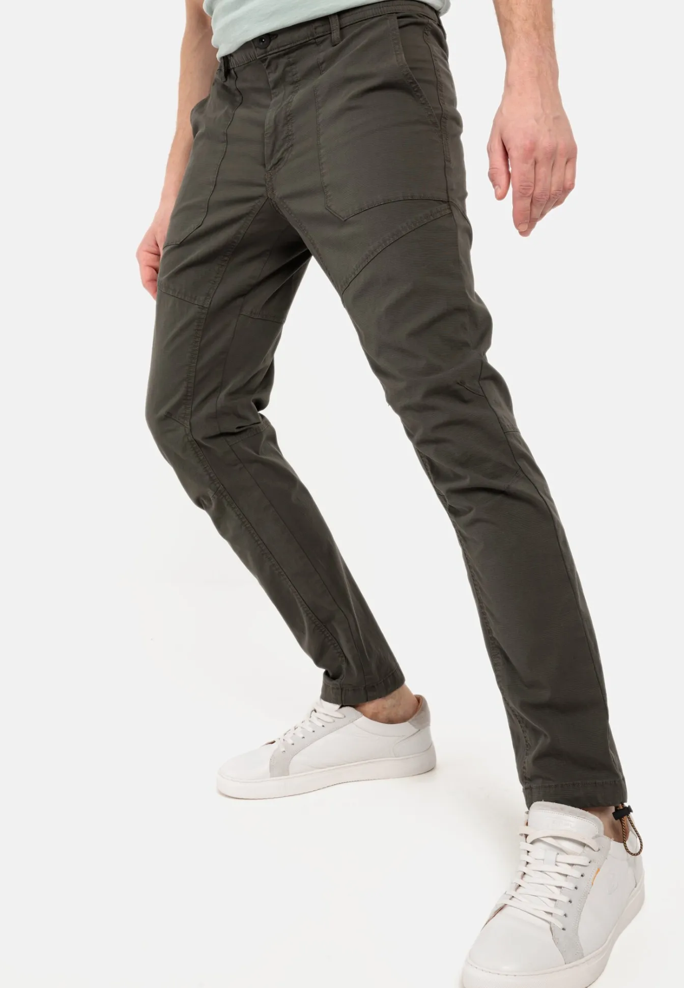 Herren Camel Active Hosen^Tapered Fit Worker Chino