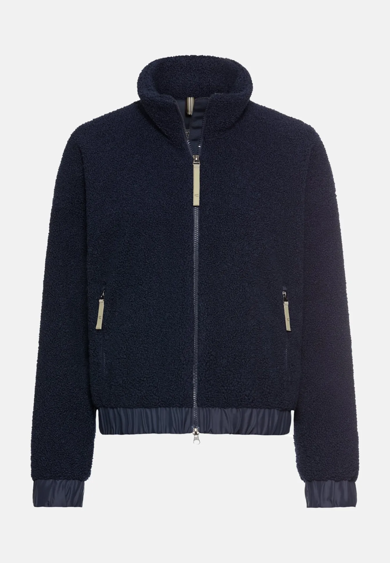 Damen Camel Active Jacken & Westen^Teddy Blouson mit Stehkragen und 2-Wege-Reißverschluss