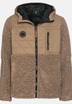 Herren Camel Active Jacken & Westen^Teddyjacke im Materialmix