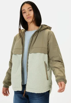 Damen Camel Active Jacken & Westen^Teddyjacke mit Kapuze