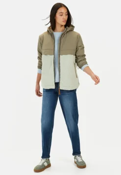 Damen Camel Active Jacken & Westen^Teddyjacke mit Kapuze