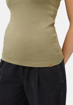 Damen Camel Active T-Shirts & Polos^Top aus reiner Baumwolle