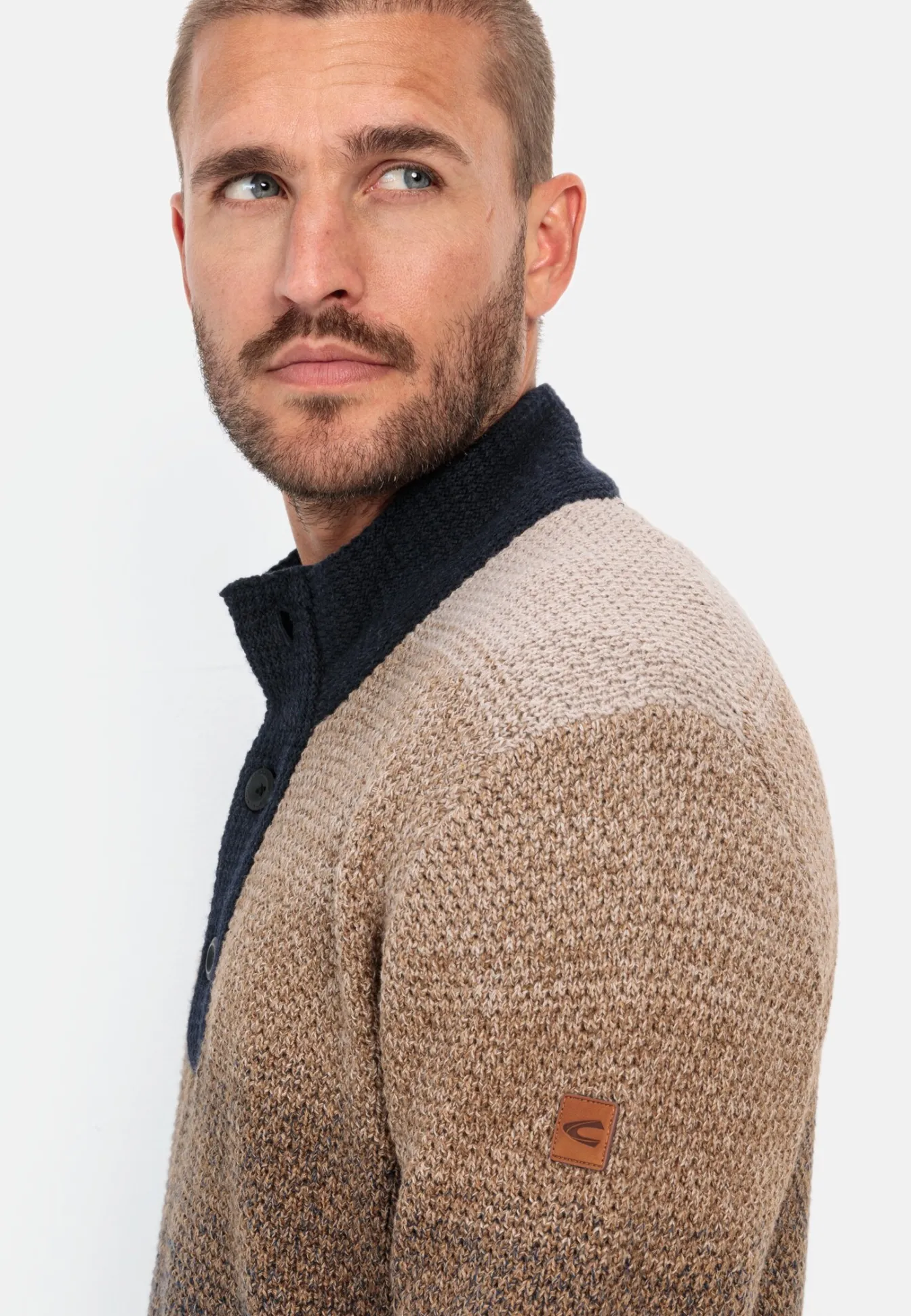 Herren Camel Active Pullover & Cardigan^Troyer Pullover aus einem Baumwollmix