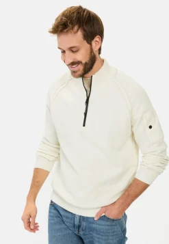 Herren Camel Active Pullover & Cardigan^Troyer Pullover aus einem Baumwollmix