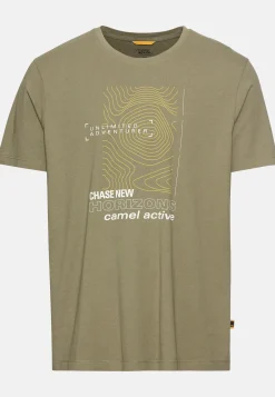 Herren Camel Active T-Shirts & Polos^T-Shirt aus Organic Cotton