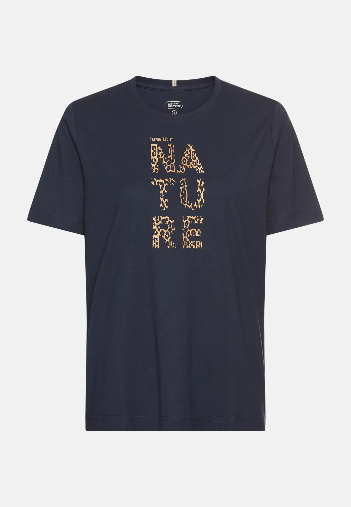 Damen Camel Active T-Shirts & Polos^T-Shirt aus reiner Baumwolle