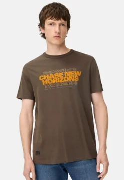 Herren Camel Active T-Shirts & Polos^T-Shirt aus reiner Baumwolle