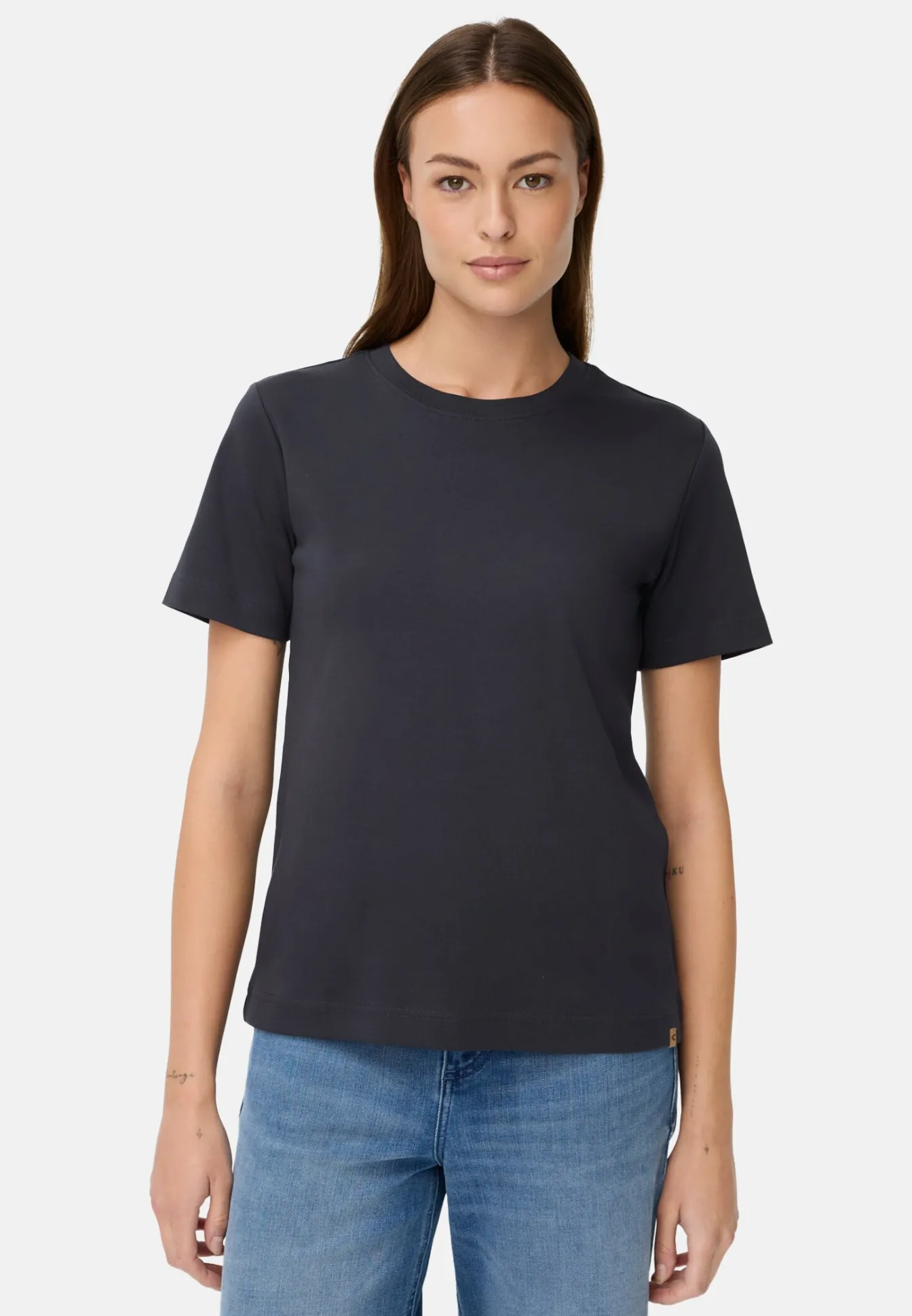 Damen Camel Active T-Shirts & Polos^T-Shirt aus reiner Baumwolle