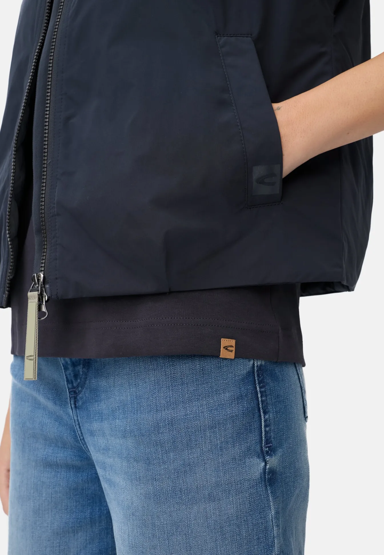 Damen Camel Active T-Shirts & Polos^T-Shirt aus reiner Baumwolle