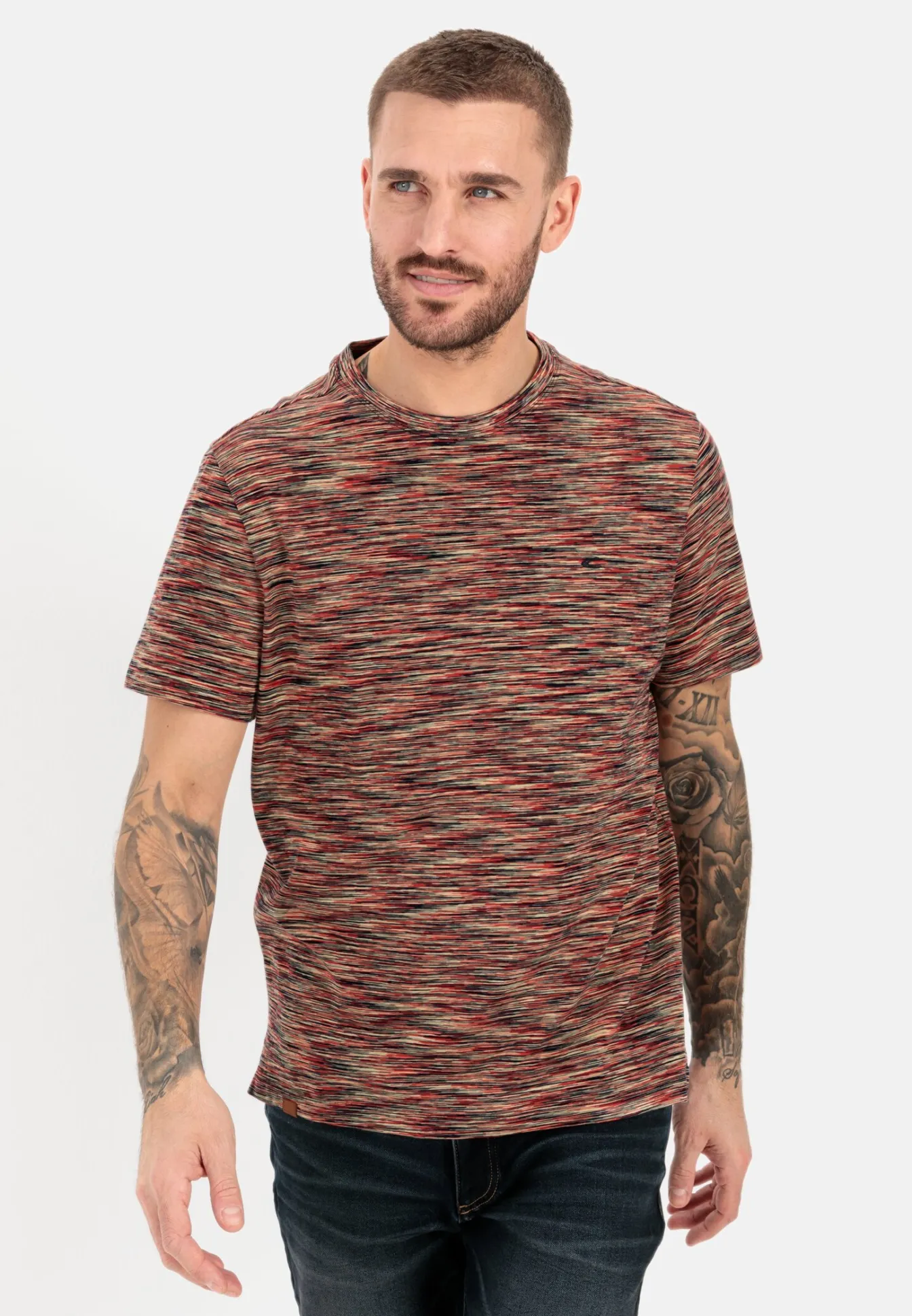 Herren Camel Active T-Shirts & Polos^T-Shirt aus reiner Baumwolle