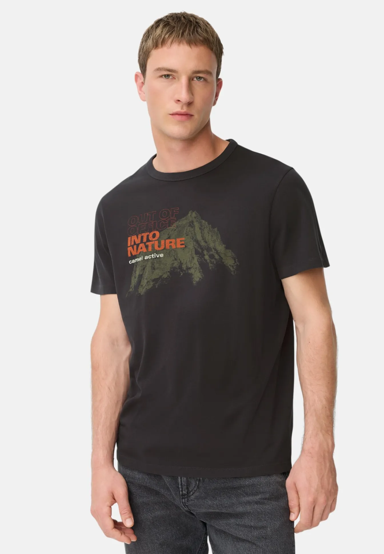 Herren Camel Active T-Shirts & Polos^T-Shirt aus reiner Baumwolle