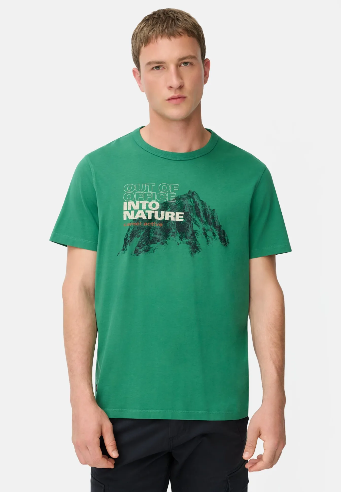 Herren Camel Active T-Shirts & Polos^T-Shirt aus reiner Baumwolle