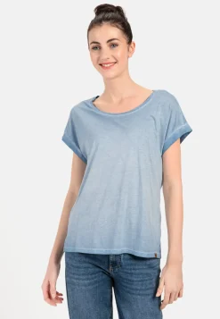 Damen Camel Active T-Shirts & Polos^T-Shirt aus softem Modal-Baumwollmix