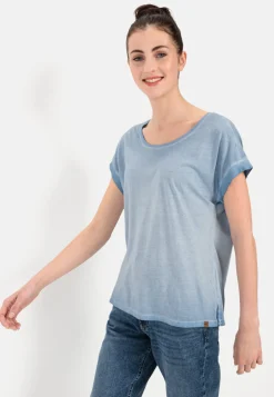 Damen Camel Active T-Shirts & Polos^T-Shirt aus softem Modal-Baumwollmix