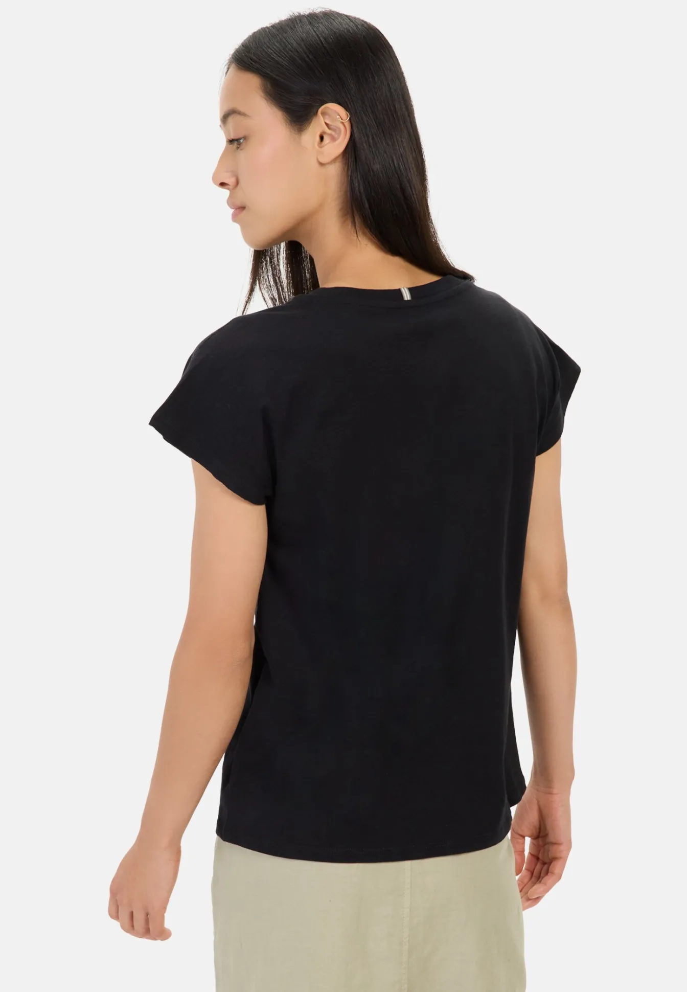 Damen Camel Active T-Shirts & Polos^T-Shirt mit Blumenprint aus Baumwolle
