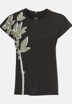 Damen Camel Active T-Shirts & Polos^T-Shirt mit Blumenprint aus Baumwolle