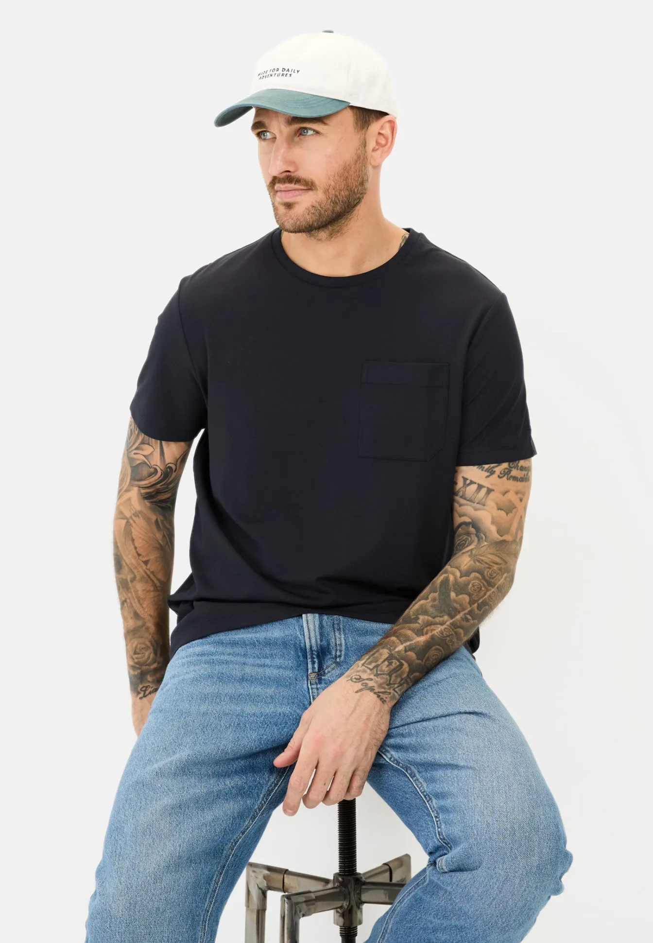 Herren Camel Active T-Shirts & Polos^T-Shirt mit Brusttasche