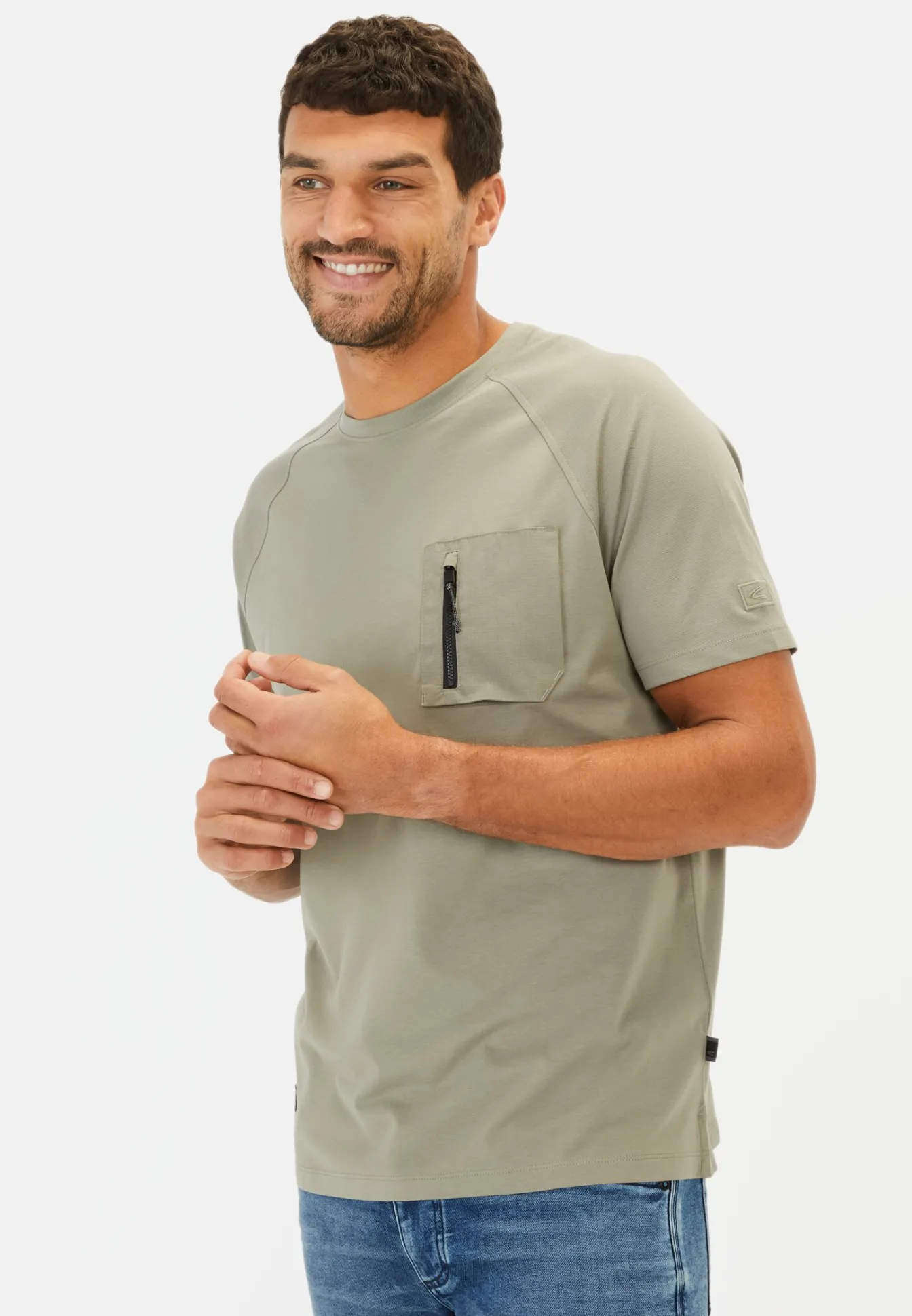 Herren Camel Active T-Shirts & Polos^T-Shirt mit Cooling Effekt