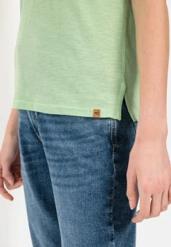 Damen Camel Active T-Shirts & Polos^T-Shirt mit Polokragen aus Organic Cotton