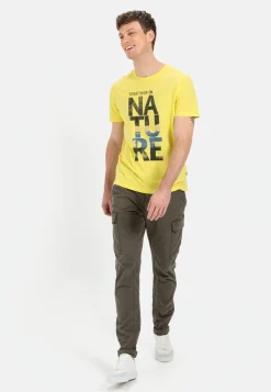 Herren Camel Active T-Shirts & Polos^T-Shirt mit Print aus nachhaltigem Organic Cotton