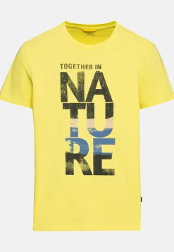 Herren Camel Active T-Shirts & Polos^T-Shirt mit Print aus nachhaltigem Organic Cotton