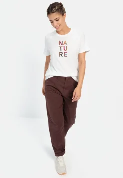 Damen Camel Active T-Shirts & Polos^T-Shirt mit Print aus nachhaltigem Organic Cotton