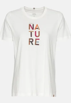 Damen Camel Active T-Shirts & Polos^T-Shirt mit Print aus nachhaltigem Organic Cotton