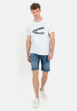 Herren Camel Active T-Shirts & Polos^T-Shirt mit Print aus nachhaltigem Organic Cotton