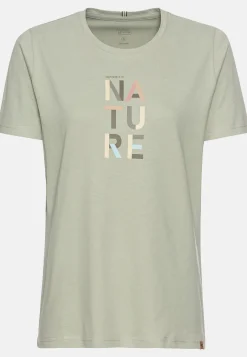 Damen Camel Active T-Shirts & Polos^T-Shirt mit Print aus nachhaltigem Organic Cotton
