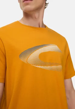 Herren Camel Active T-Shirts & Polos^T-Shirt mit Print aus nachhaltigem Organic Cotton