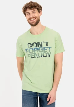 Herren Camel Active T-Shirts & Polos^T-Shirt mit Print aus nachhaltigem Organic Cotton