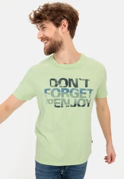 Herren Camel Active T-Shirts & Polos^T-Shirt mit Print aus nachhaltigem Organic Cotton