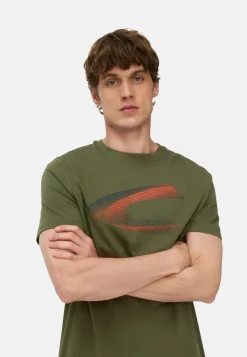 Herren Camel Active T-Shirts & Polos^T-Shirt mit Print aus nachhaltigem Organic Cotton