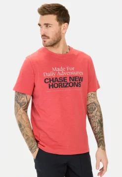Herren Camel Active T-Shirts & Polos^T-Shirt mit Print aus Organic Cotton