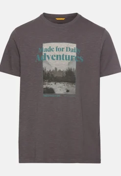 Herren Camel Active T-Shirts & Polos^T-Shirt mit Print aus Organic Cotton