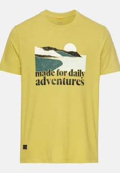 Herren Camel Active T-Shirts & Polos^T-Shirt mit Print aus Organic Cotton
