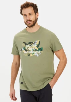 Herren Camel Active T-Shirts & Polos^T-Shirt mit Print aus Organic Cotton